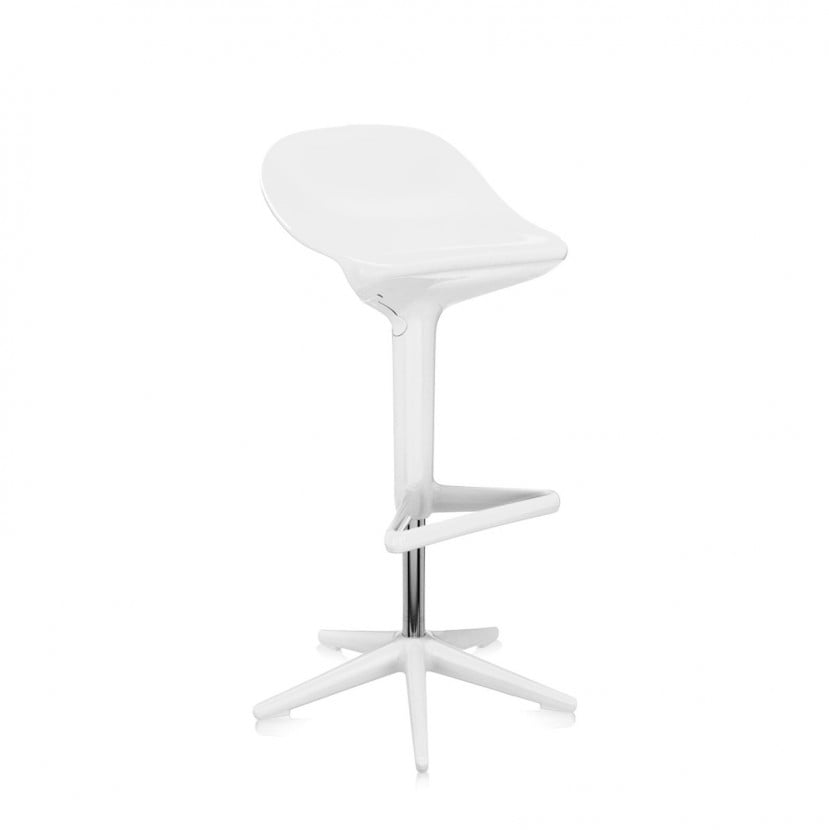 500様　2脚セット　Kartell SPOON ホワイト ハイチェア Kartell Spoon Stool